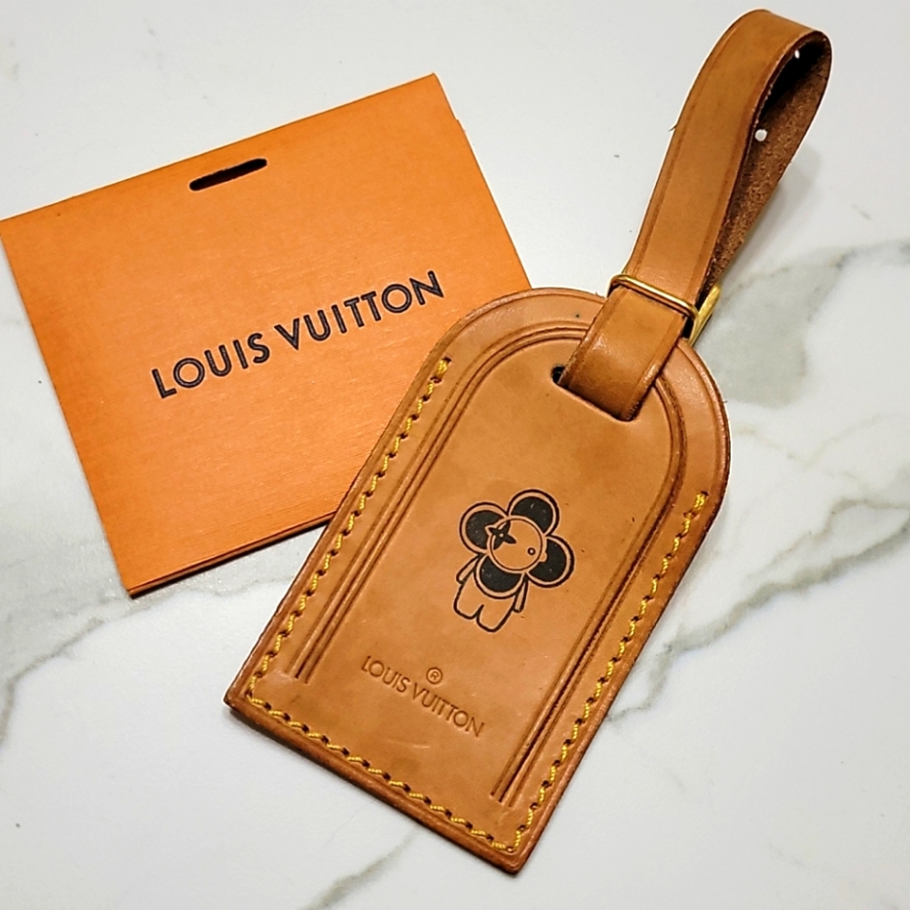 Louis Vuitton Vintage Luggage Tag Vivienne Stamp